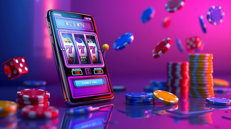 Pengguna mobile membaca informasi mitra hiburan